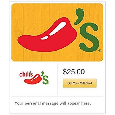 Chili’s Grill & Bar Gift Cards – E-mail Delivery