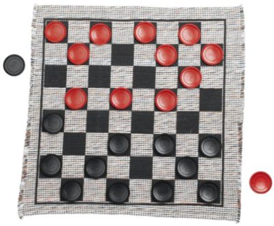 Jumbo Checker Rug Game