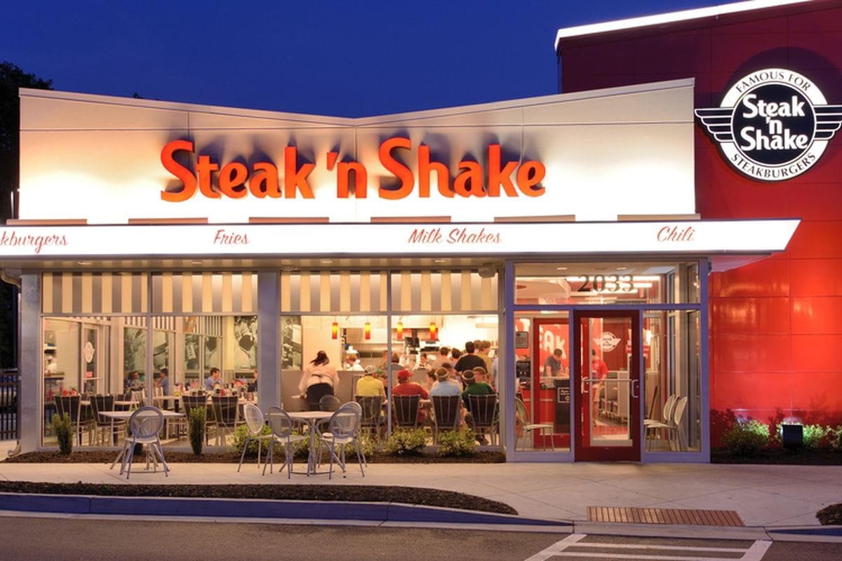 Steak N Shake Restaurant Back of the Menu