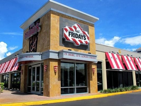 TGI Friday's Back of the Menu