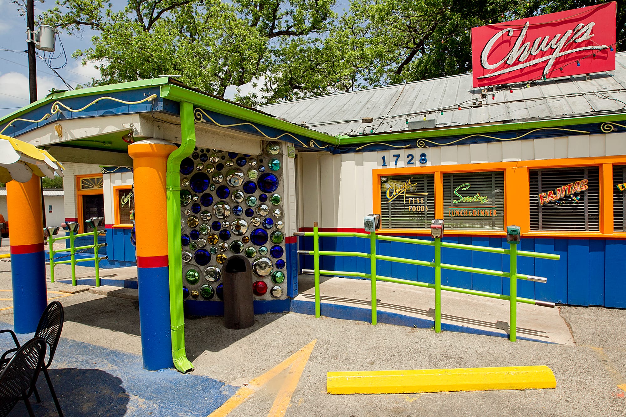 The first Chuy's restaurant - Back of the Menu