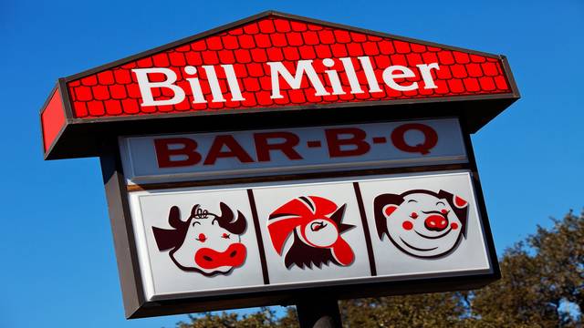 Back of the Menu Bill Miller Bar-B-Q