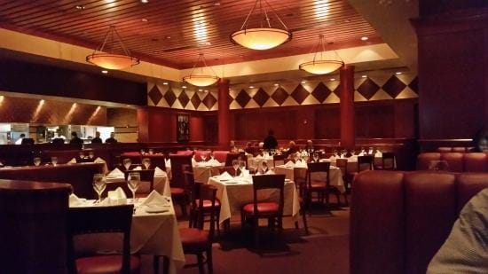 Interior of a Fleming's Steakhouse