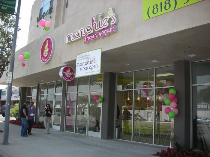 First Menchie's Frozen Yogurt