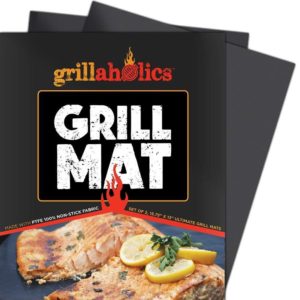 Grillaholics Grill Mat – Set of 2 Heavy Duty BBQ Grill Mats