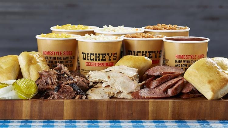 Back of the Menu Dickey's Barbecue