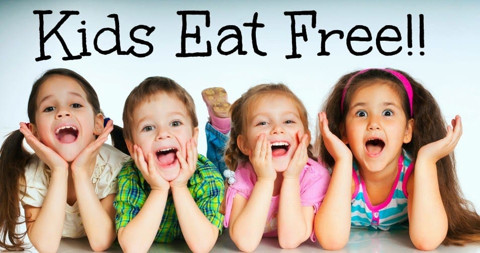 Kids Eat Free Back of the Menu