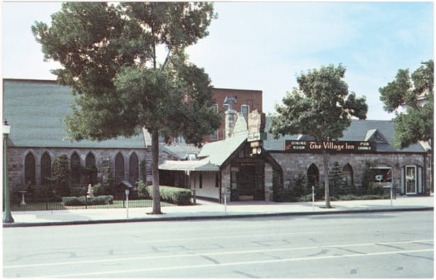 Back of the Menu Original Village Inn