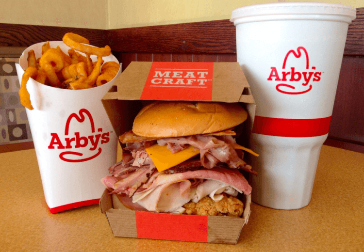 Arby's Back of the Menu