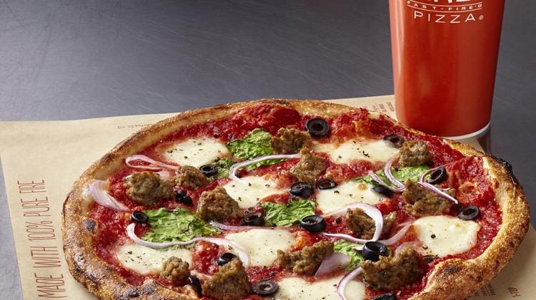 Blaze Pizza - Back of the Menu